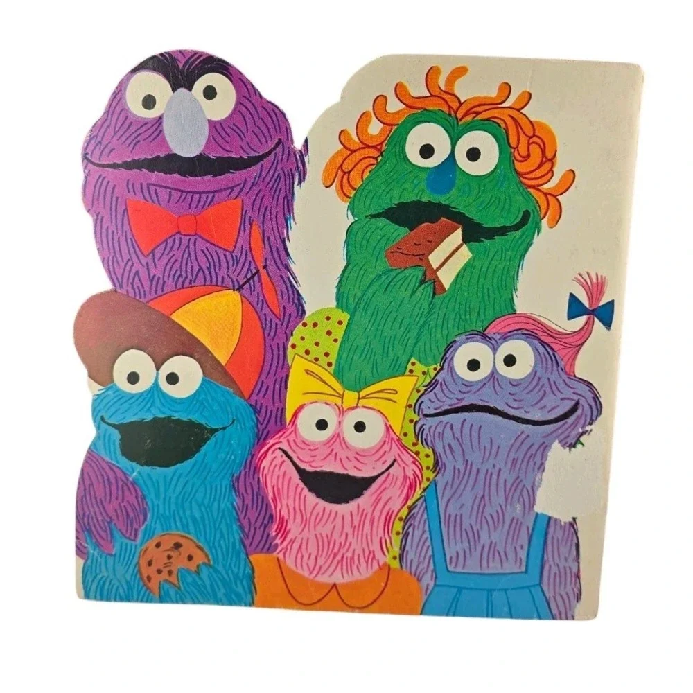 Vintage 2nd Edition‎ 1971 Sesame Street People in my Family A Golden Shape Book